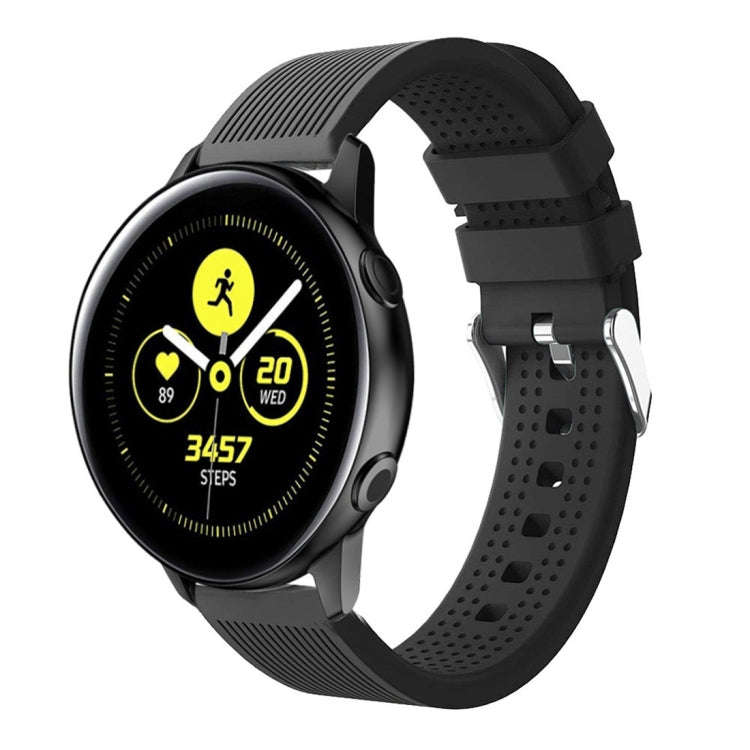 Smart Watch Silicone Watch Band for Garmin Vivoactive 3(Black)