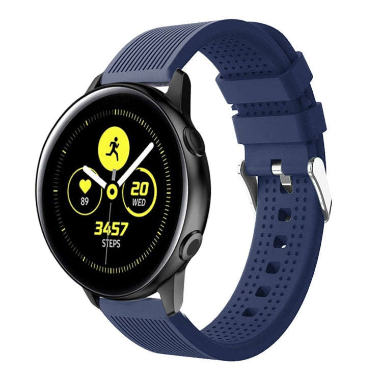 Smart Watch Silicone Watch Band for Garmin Vivoactive 3(Dark Blue)