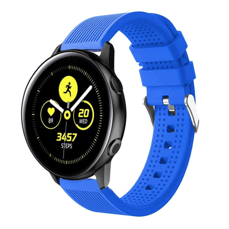 Smart Watch Silicone Watch Band for Garmin Vivoactive 3(Blue)