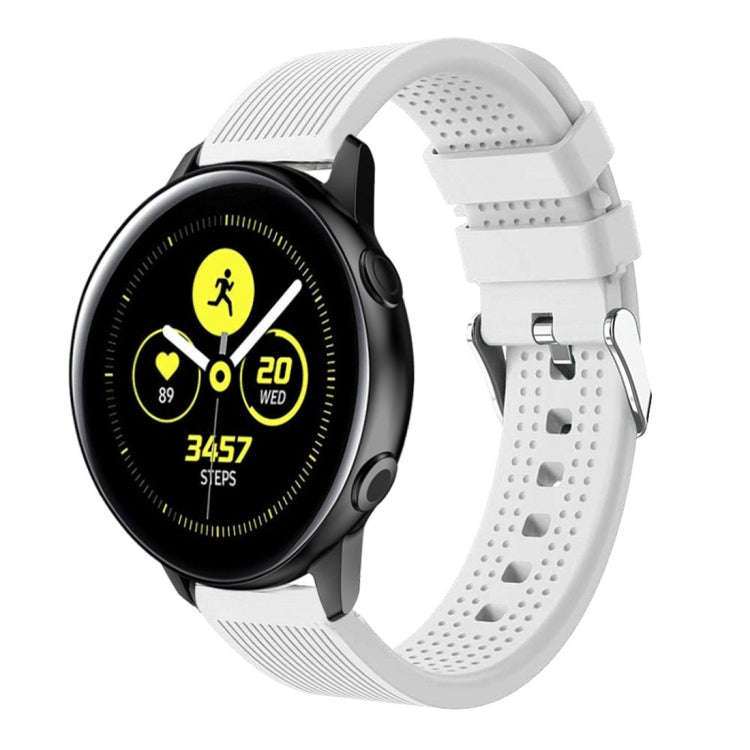 Smart Watch Silicone Watch Band for Garmin Vivoactive 3(White)