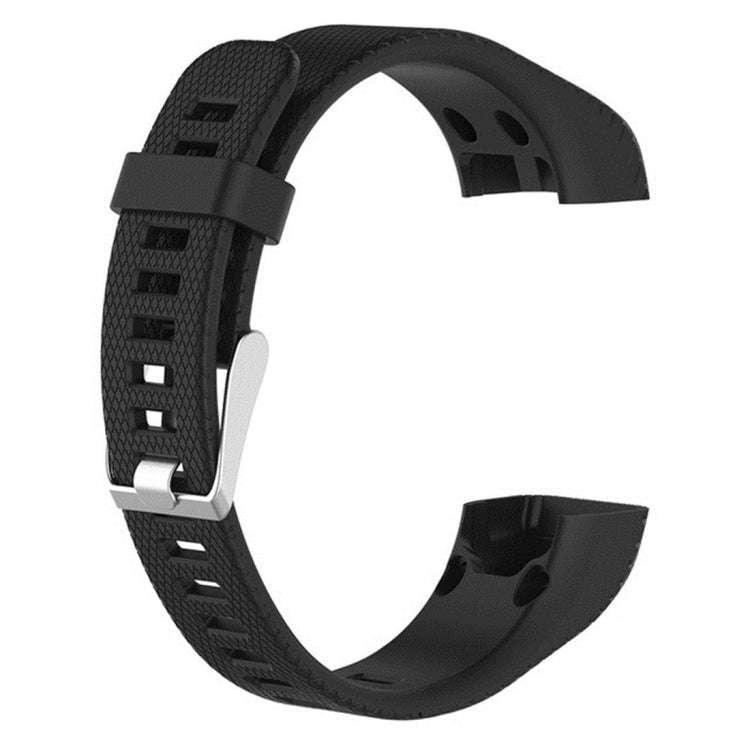 Smart Watch Silicone Watch Band for Garmin Vivosmart HR+(Black)
