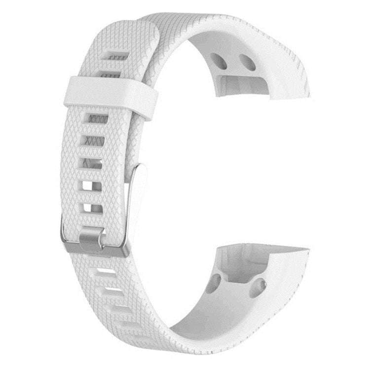 Smart Watch Silicone Watch Band for Garmin Vivosmart HR+(White)