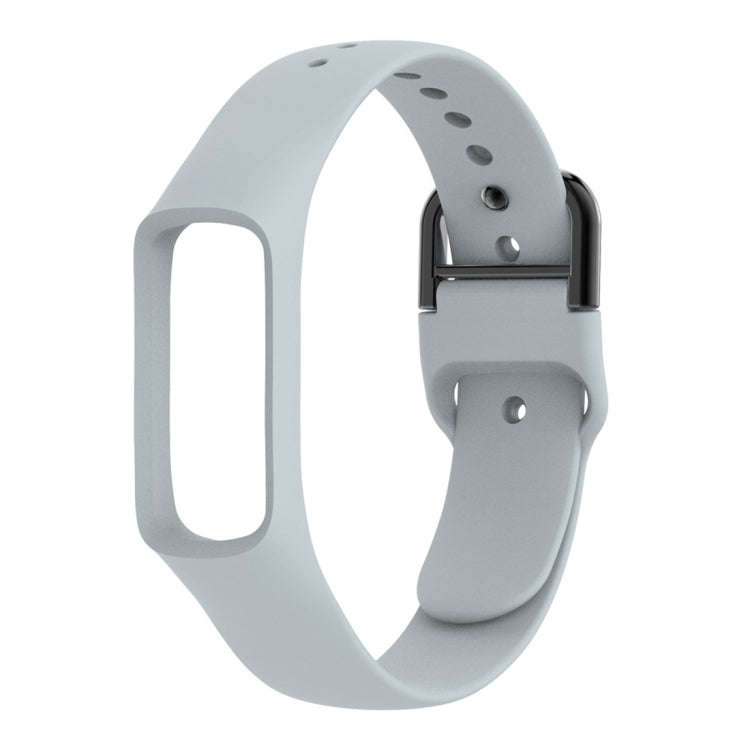 Smart Watch Pure Color Silicone Watch Band for Galaxy Fit-e(Grey)