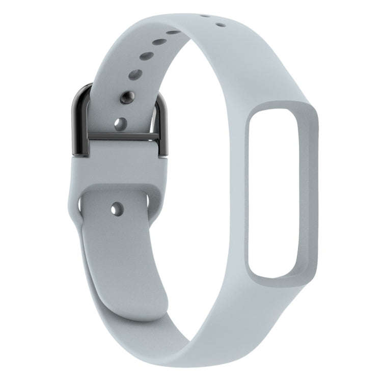 Smart Watch Pure Color Silicone Watch Band for Galaxy Fit-e(Grey)