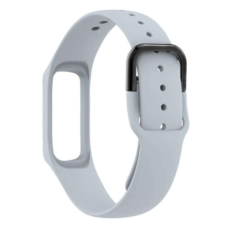 Smart Watch Pure Color Silicone Watch Band for Galaxy Fit-e(Grey)
