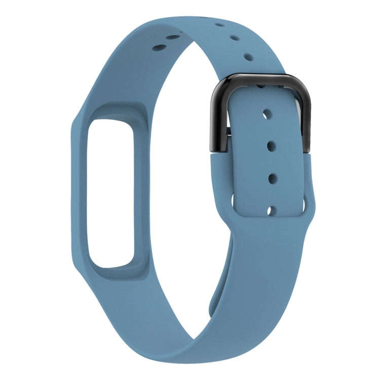 Smart Watch Pure Color Silicone Watch Band for Galaxy Fit-e(Baby Blue)