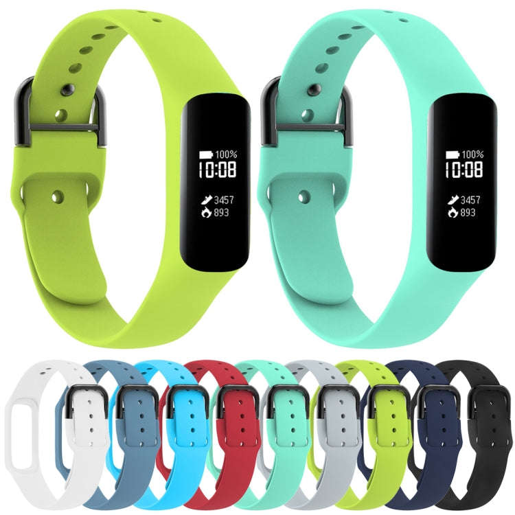 Smart Watch Pure Color Silicone Watch Band for Galaxy Fit-e(Sky Blue)