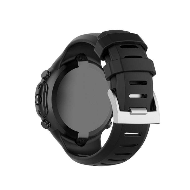 Smart Watch Silicone Watch Band for Suunto D6i(Black)