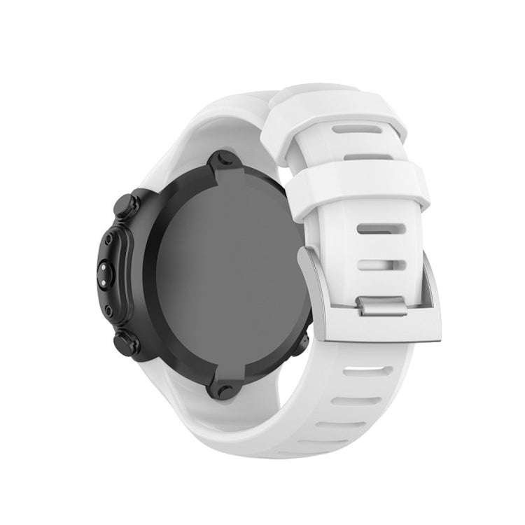 Smart Watch Silicone Watch Band for Suunto D6i(White)