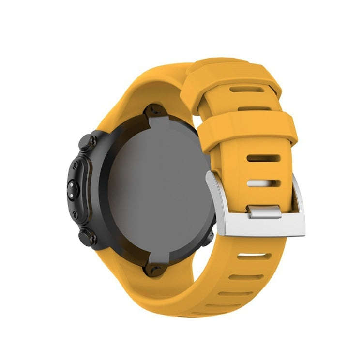 Smart Watch Silicone Watch Band for Suunto D6i(Yellow)