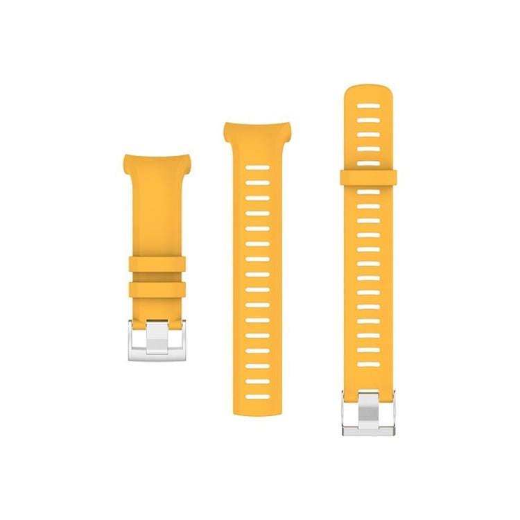Smart Watch Silicone Watch Band for Suunto D6i(Yellow)