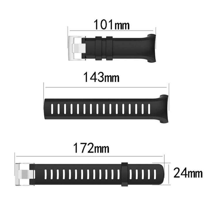 Smart Watch Silicone Watch Band for Suunto D6i(Yellow)