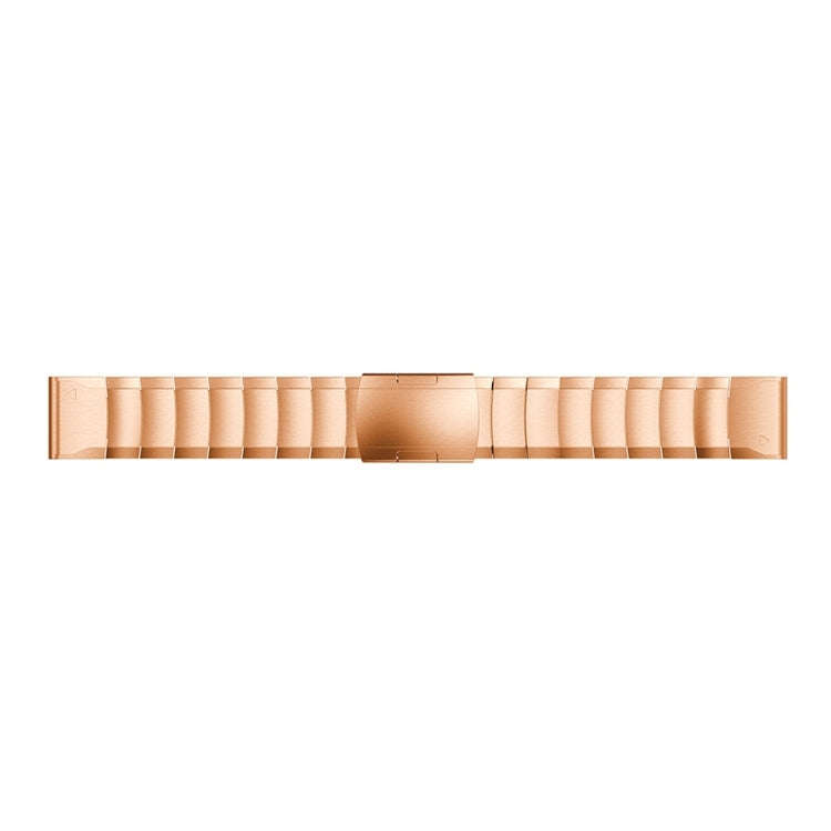 Quick Dismantling Steel Watch Band for Garmin Fenix 5S 20mm(Rose Gold)