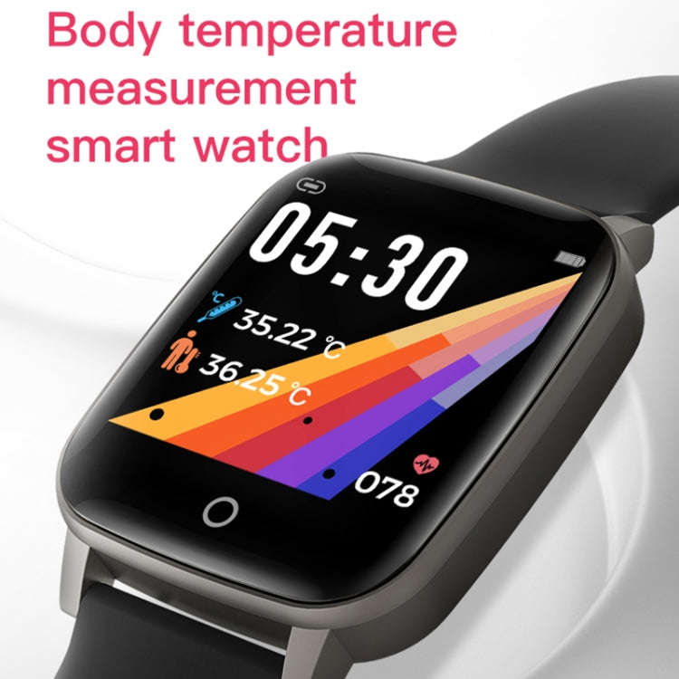 T1 Body Temperature Measurement Smart Sports Watch, 1.3 inch Screen, IP67 Waterproof, Support Aut...