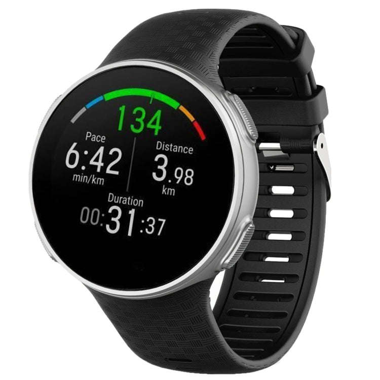 For Polar Vantage V Silicone Smart Watch Watch Band(Black)