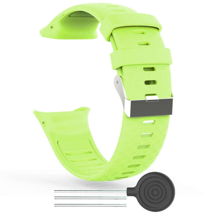 For Polar Vantage V Silicone Smart Watch Watch Band(Green)