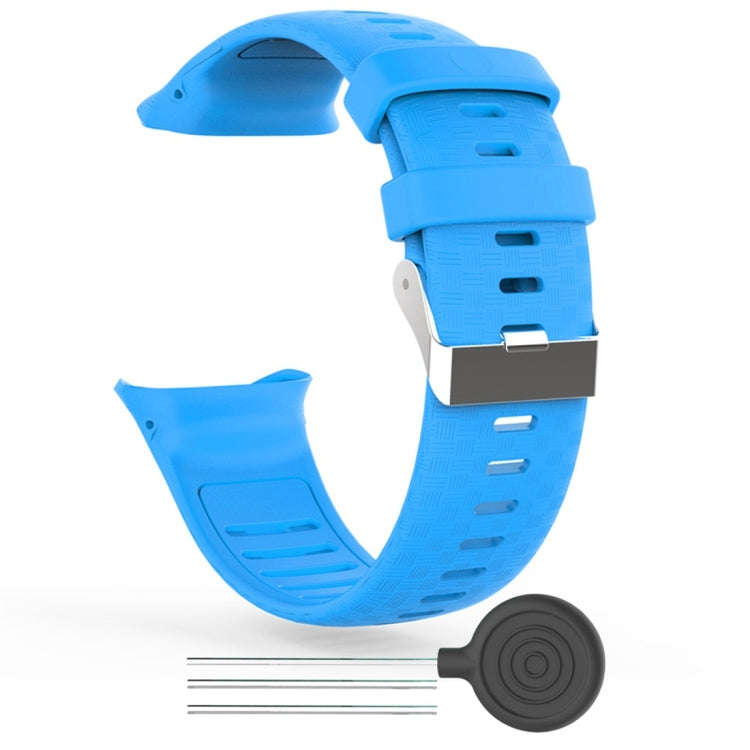 For Polar Vantage V Silicone Smart Watch Watch Band(Blue)