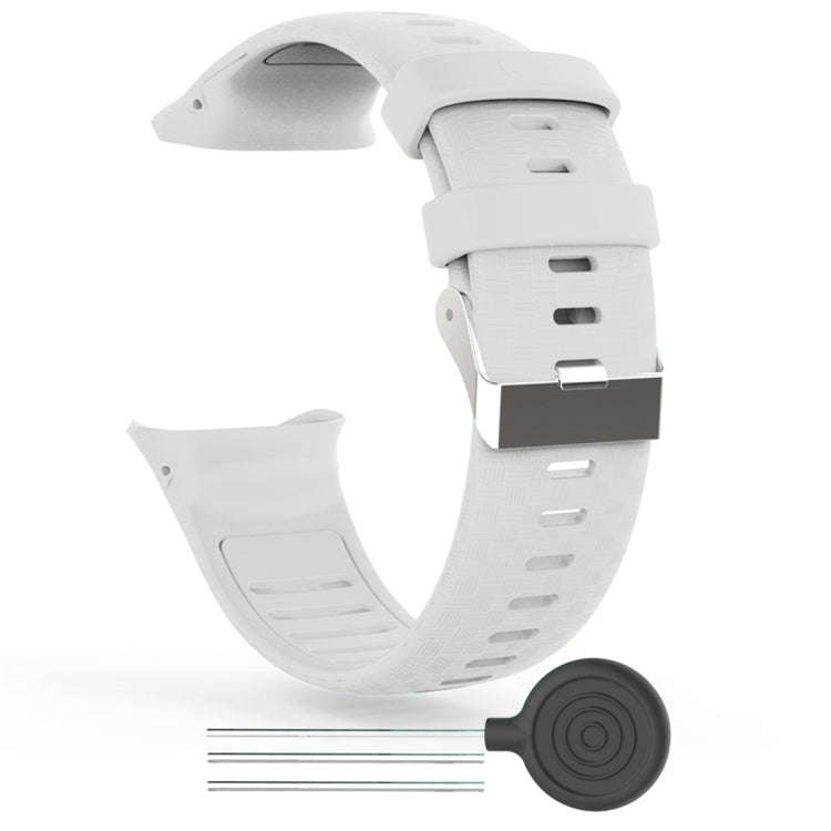 For Polar Vantage V Silicone Smart Watch Watch Band(White)