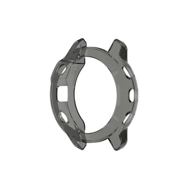 For Garmin Fenix 6 TPU Half Coverage Smart Watch Protevtice Case(Black)