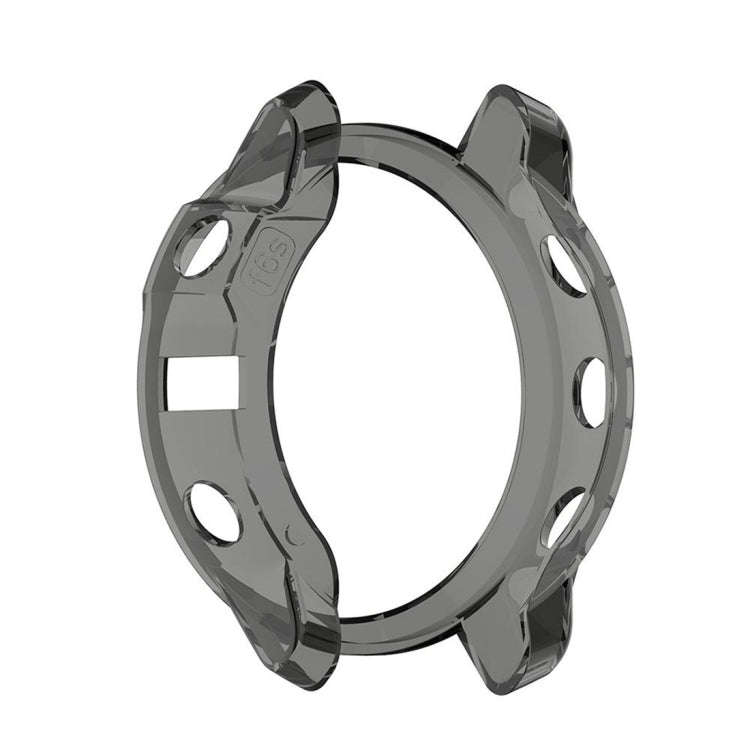 For Garmin Fenix 6s TPU Half Coverage Smart Watch Protevtice Case(Black)