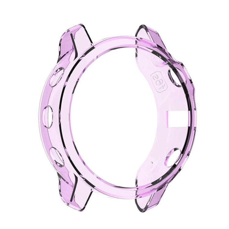 For Garmin Fenix 6s TPU Half Coverage Smart Watch Protevtice Case(Purple)
