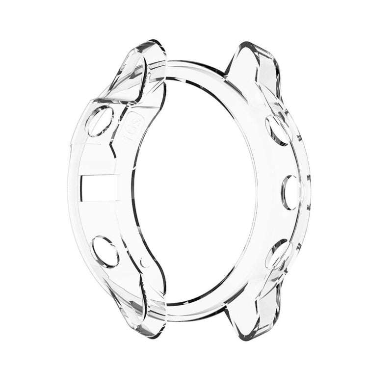 For Garmin Fenix 6s TPU Half Coverage Smart Watch Protevtice Case(White)