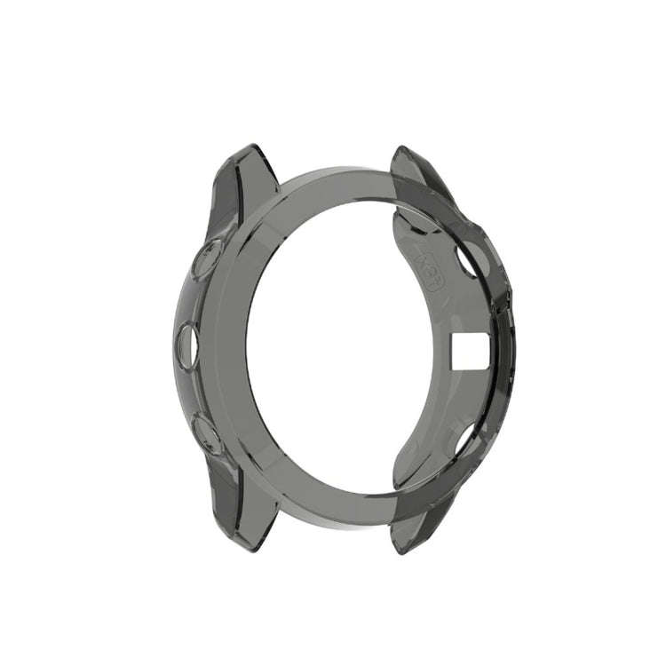 For Garmin Fenix 6X TPU Half Coverage Smart Watch Protevtice Case(Black)
