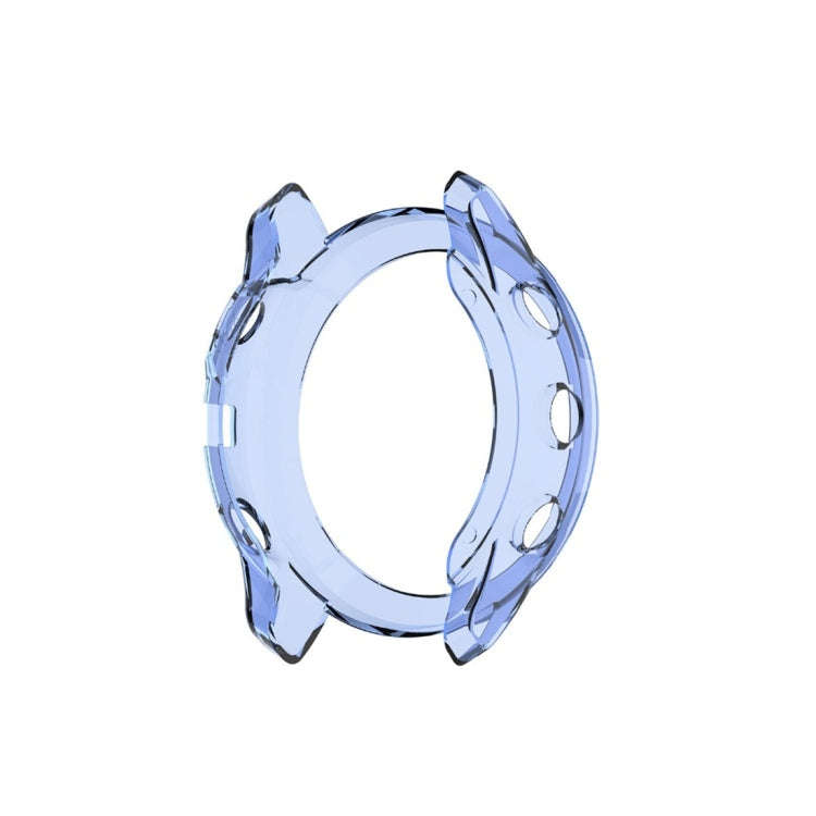 For Garmin Fenix 6X TPU Half Coverage Smart Watch Protevtice Case(Blue)