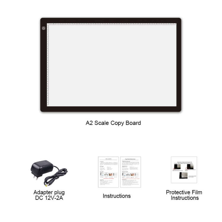 23W 12V LED Three Level of Brightness Dimmable A2 Acrylic Copy Boards Anime Sketch Drawing Sketch...