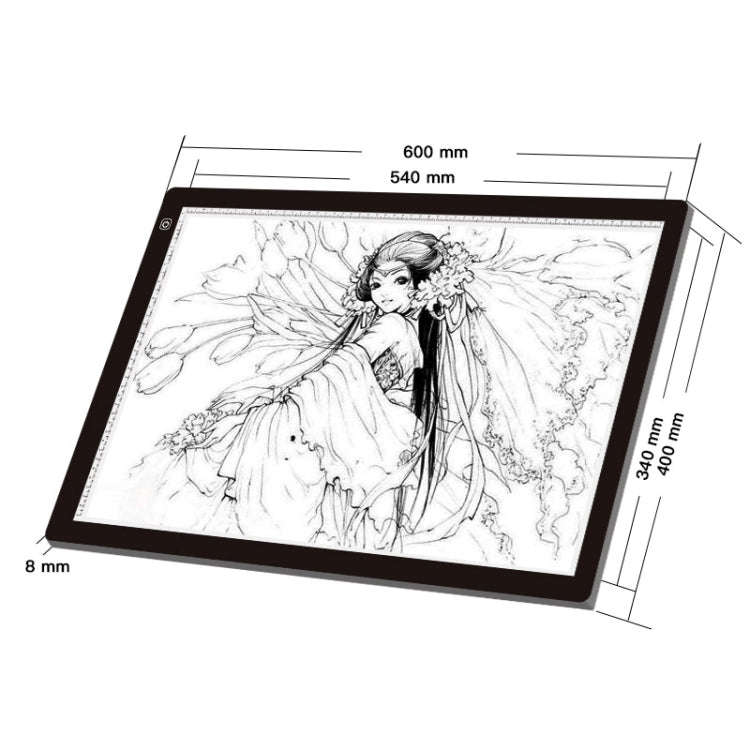 23W 12V LED Three Level of Brightness Dimmable A2 Acrylic Copy Boards Anime Sketch Drawing Sketch...