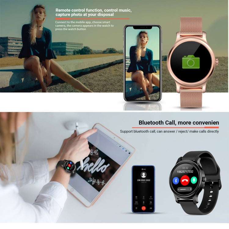 SMA-R2 1.3 inches IPS Screen Smart Watch IP65 Waterproof,Support Call /Message Reminder /Dual-mod...