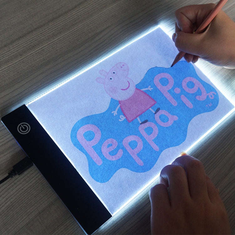 2.2W 5V LED Three Level of Brightness Dimmable A5 Acrylic USB Copy Boards Anime Sketch Drawing Sk...