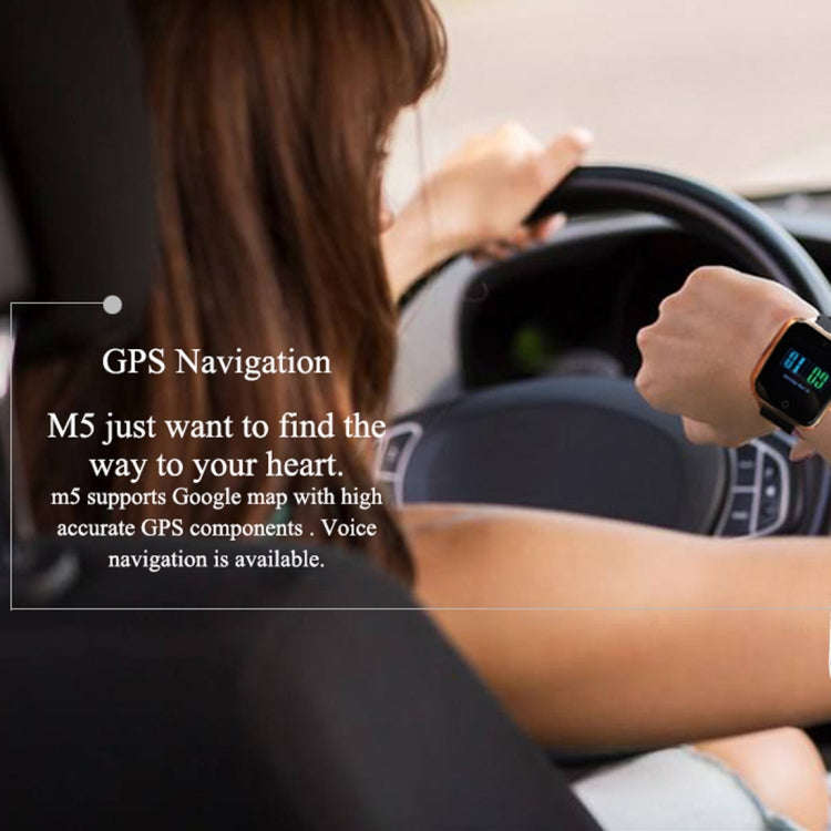 M5 1.54 inch TFT Color Screen Smart Bracelet, Support Call Reminder/ Heart Rate Monitoring /Blood...