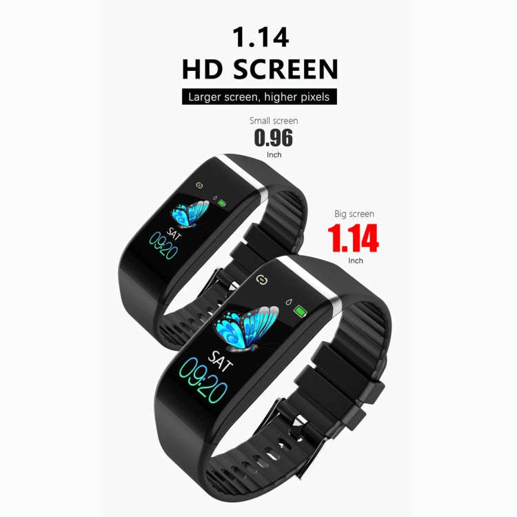 C919 1.14 inch IPX67 Waterproof Smartwatch, Support Call Reminder/ Heart Rate Monitoring /Blood P...