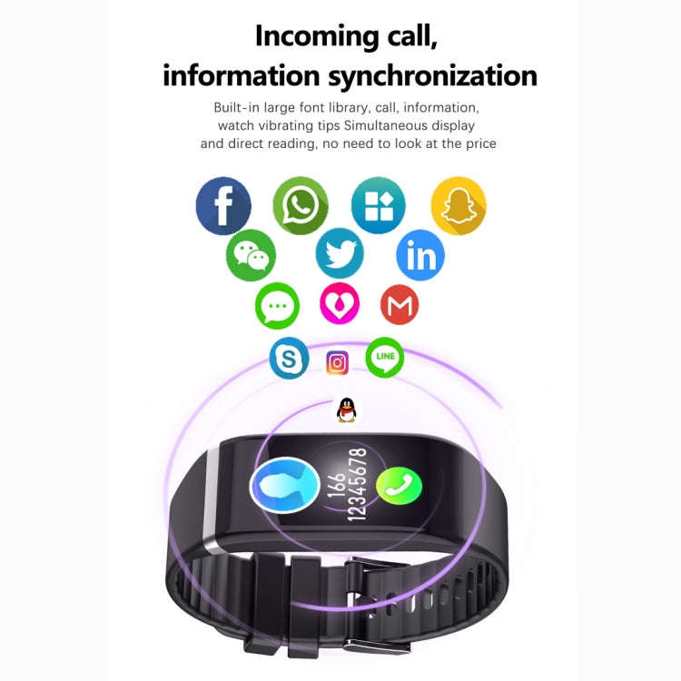 C919 1.14 inch IPX67 Waterproof Smartwatch, Support Call Reminder/ Heart Rate Monitoring /Blood P...