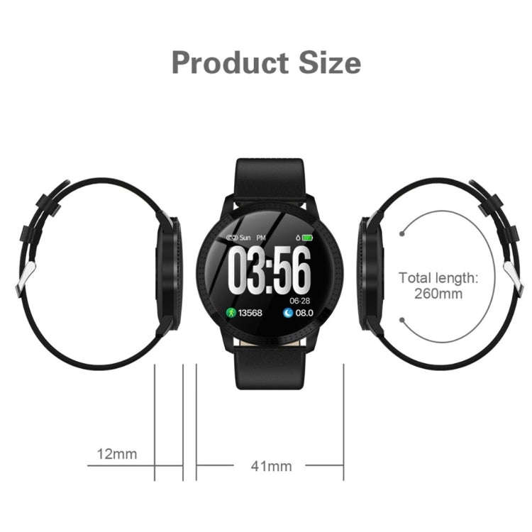 CF18 1.22 inch Color Screen IPX67 Waterproof Bluetooth Smartwatch, Support Call Reminder/ Heart R...