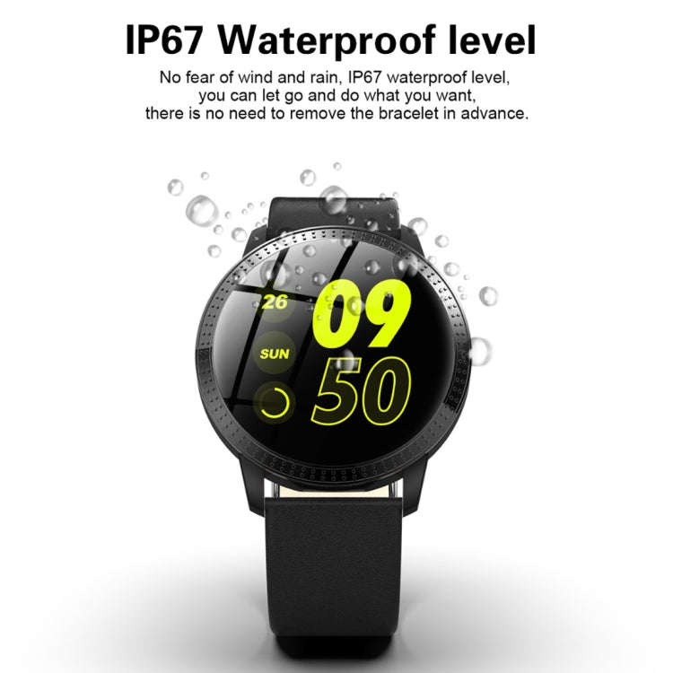 CF18 1.22 inch Color Screen IPX67 Waterproof Bluetooth Smartwatch, Support Call Reminder/ Heart R...