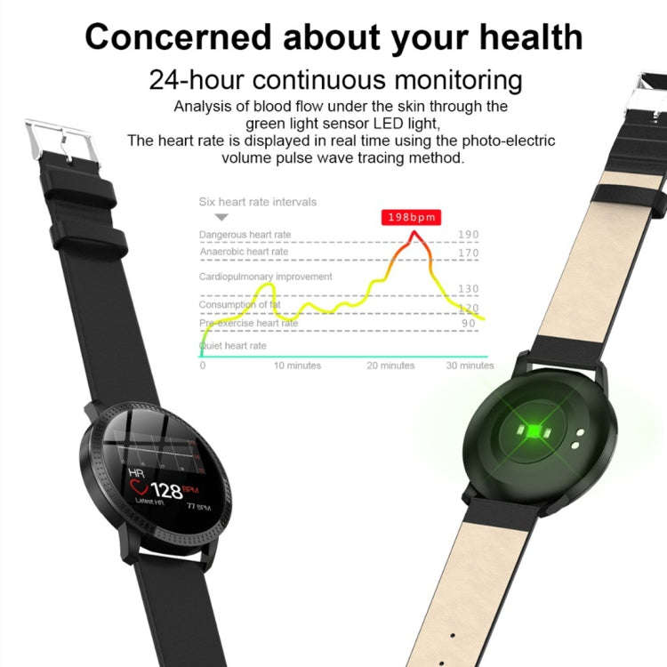 CF18 1.22 inch Color Screen IPX67 Waterproof Bluetooth Smartwatch, Support Call Reminder/ Heart R...
