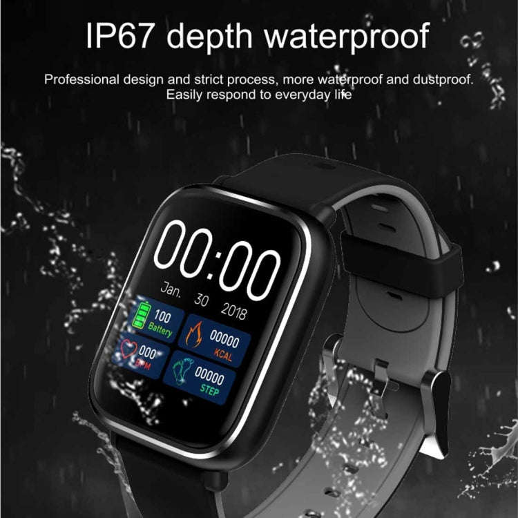 Q58S 1.3 inch TFT Touch Screen IP67 Waterproof Smartwatch, Support Call Reminder/ Heart Rate Moni...