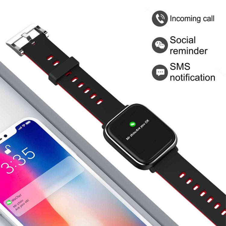 Q58S 1.3 inch TFT Touch Screen IP67 Waterproof Smartwatch, Support Call Reminder/ Heart Rate Moni...