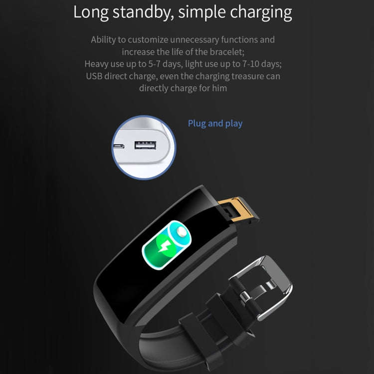 C20 1.14 inch IPS Touch Screen IPX67 Waterproof Smartwatch, Support Call Reminder/ Heart Rate Mon...