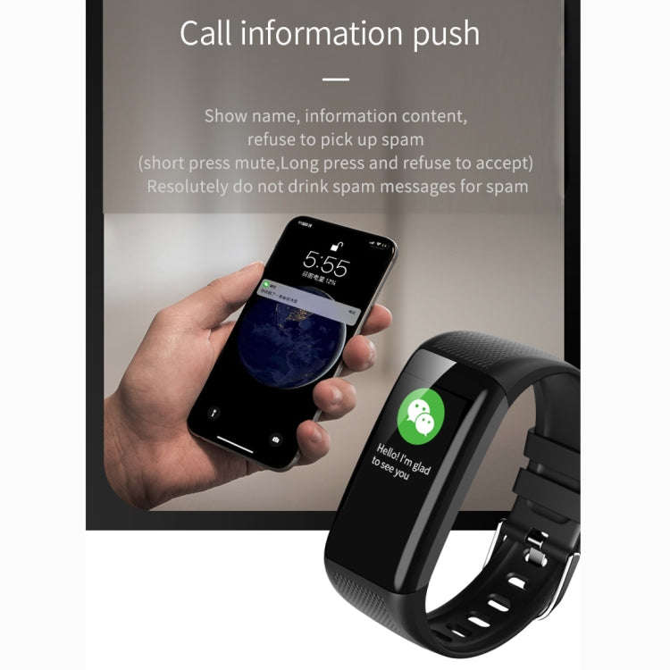 C20 1.14 inch IPS Touch Screen IPX67 Waterproof Smartwatch, Support Call Reminder/ Heart Rate Mon...