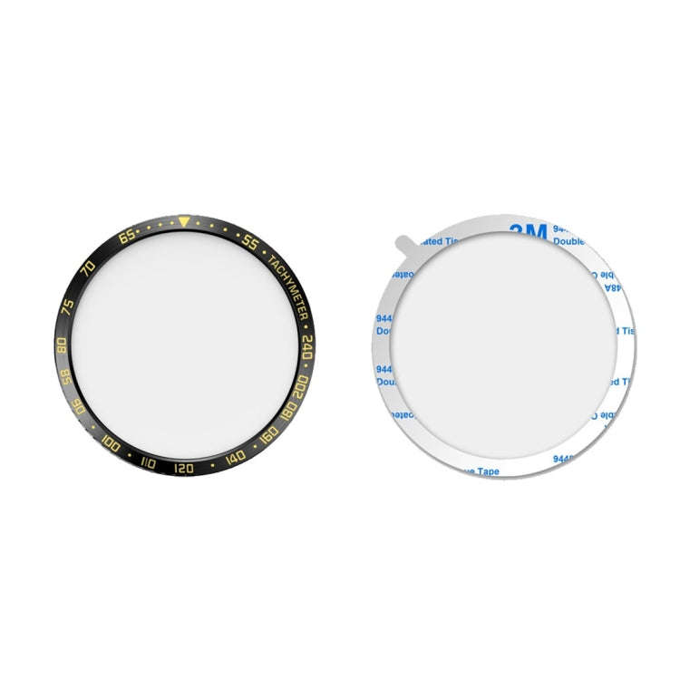 Dial Steel Protective Frame for Galaxy Watch 42mm(Black Gold)