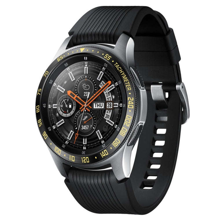 Dial Steel Protective Frame for Galaxy Watch 42mm(Black Gold)