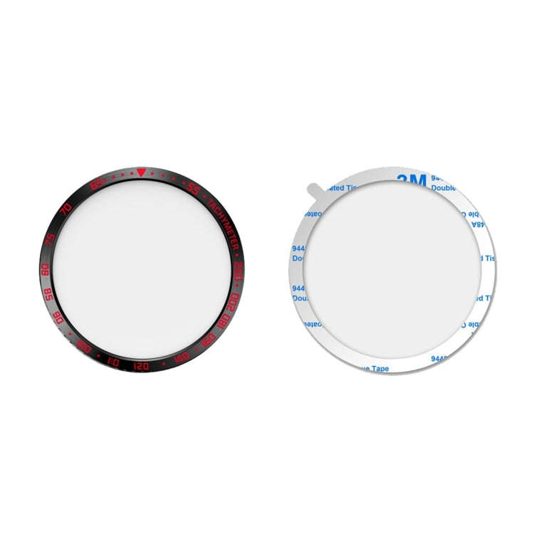 Dial Steel Protective Frame for Galaxy Watch 42mm(Black Red)