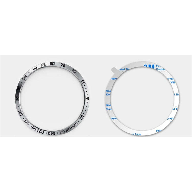 Dial Steel Protective Frame for Galaxy Watch 42mm(White + Black)
