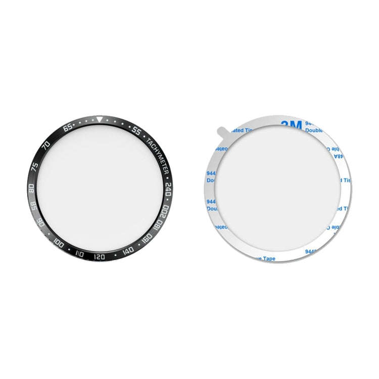 Dial Steel Protective Frame for Galaxy Watch 46mm(Black White)
