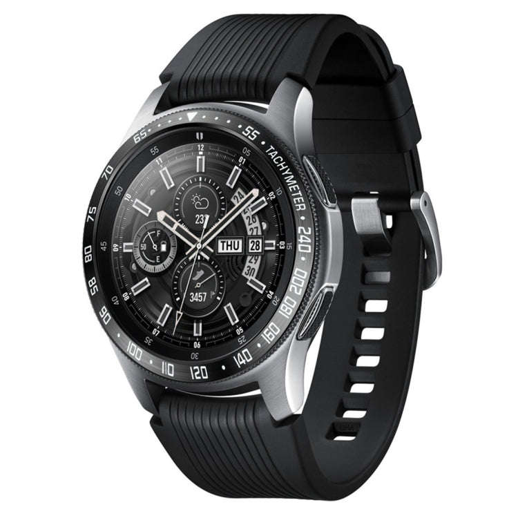 Dial Steel Protective Frame for Galaxy Watch 46mm(Black White)