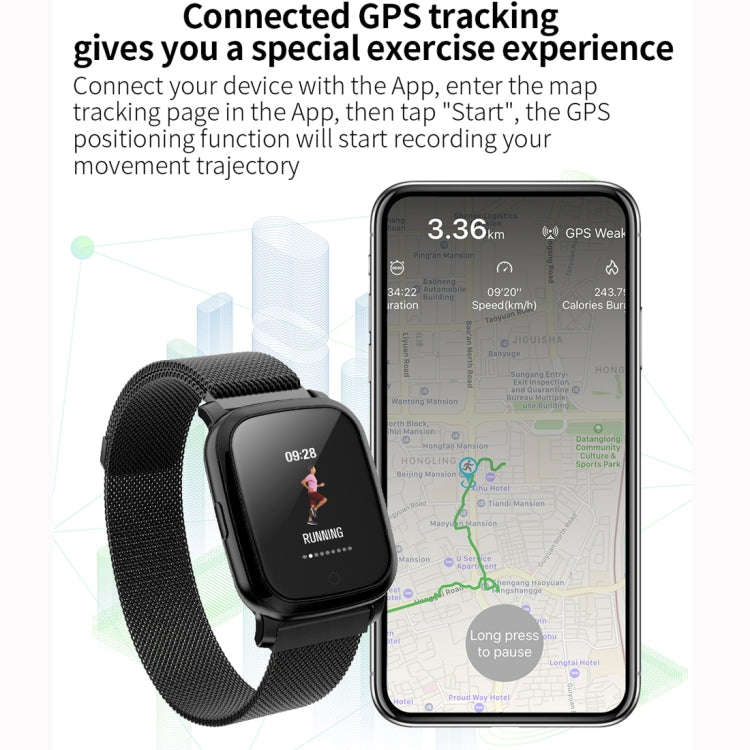 CV06 1.3 inch TFT Color Screen TPU Watch Band Smart Bracelet, Support Call Reminder/ Heart Rate M...
