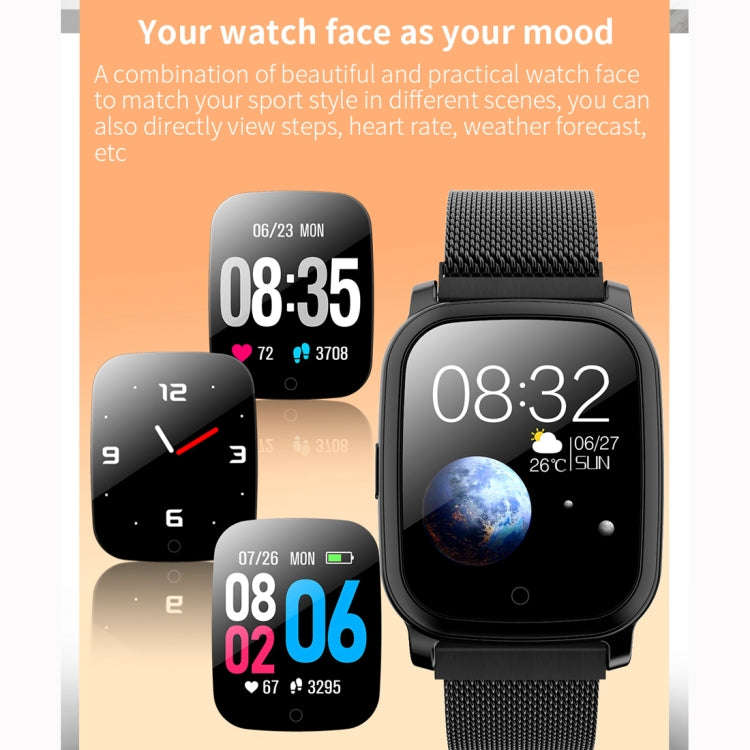 CV06 1.3 inch TFT Color Screen TPU Watch Band Smart Bracelet, Support Call Reminder/ Heart Rate M...